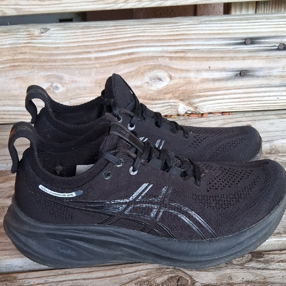Asics Gel Niumbus 26 Womens Black Running Shoes - Picture 8 of 13